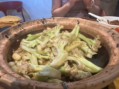 啫啫花菜-天宝食坊·啫啫煲大排档(西华路店)