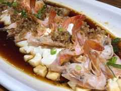 蒜蓉豆花开边虾-秦唐一号西安菜馆(钟楼店)