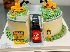 -咖咖熊蛋糕定制·英国蓝风车动物性淡奶油