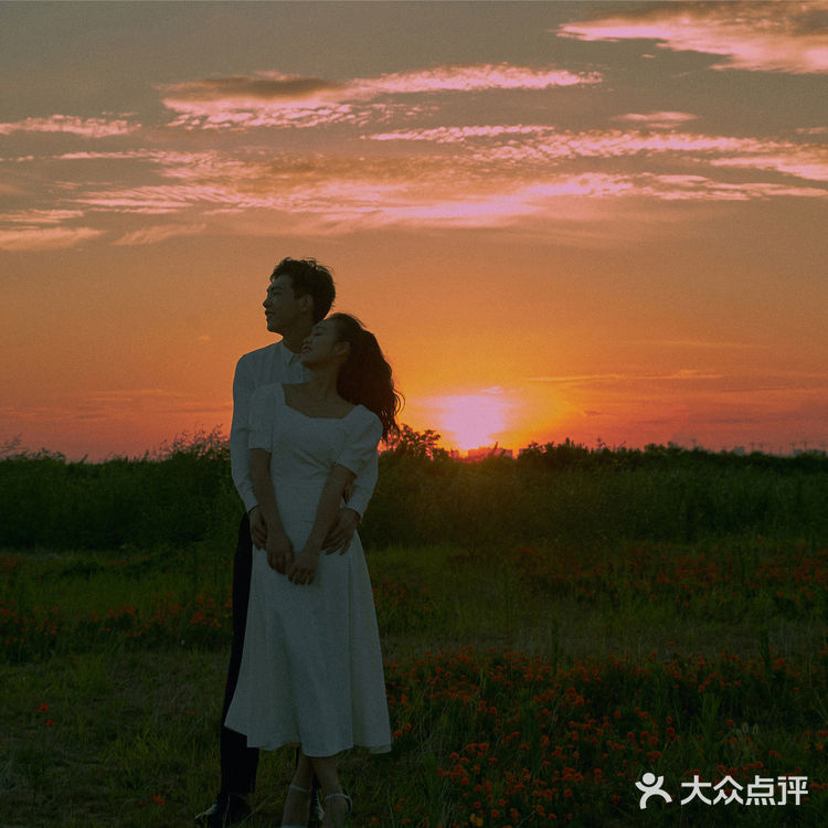 夕阳西下，唯美意境风婚纱照|夜景婚纱照 徐州婚纱照[胜利]