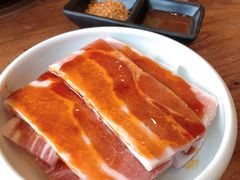 调味猪五花-九田家黑牛烤肉料理(三墩店)