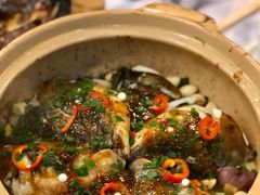 京葱焗缩骨鱼头/斤-勝記酒家·37年老字号·经典粤菜(荔枝公园店)