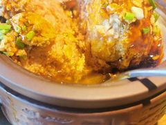 含双黄咸鸭蛋的招牌狮子头-扬州狮子楼·非遗淮扬菜(东关街店)