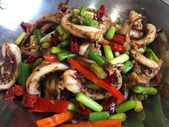 铁锅鱿鱼须-野渡坡·极致湘菜·庭院餐厅(汉阳店)