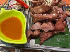 炭烤猪颈肉-荷花泰菜(东方新天地店)