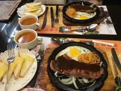 铁板黑椒牛排-上岛咖啡(四平路店)