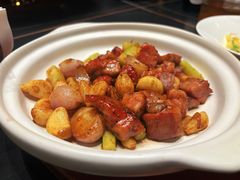 砂锅焗雪花牛仔粒-旺顺阁·北京菜·烤鸭(大望路店)