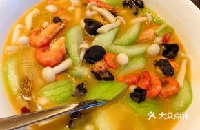 Vegetable Loofah with Donghu Ecological Shrimp