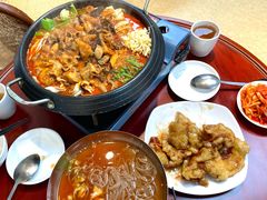 辣炒肥肠锅-屋里家延边朝鲜族冷面(南园店)