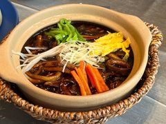 响油鳝丝配飞饼-江南雅厨(李公堤店)