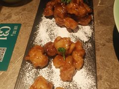 雪花糖醋里脊-绿茶餐厅(崇文门新世界店)