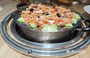 Buddha's Hand Gourd Steam Chicken