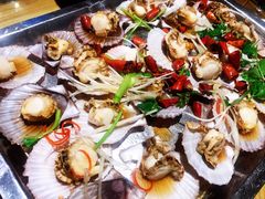 油泼扇贝-虾宝贝胶东海鲜·渔家菜(小西天店)