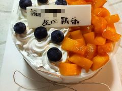 6英寸蓝莓芒果双拼蛋糕-卡漫莫尼蛋糕(徐汇店)