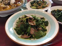 香菜拌羊肝-蔡阿水羊肉店
