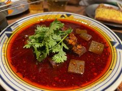 辣子蒜羊血-汇通杨家·烤肉(汇通店)