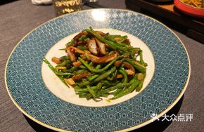 Stir-Fried String Beans with Beef Tripe