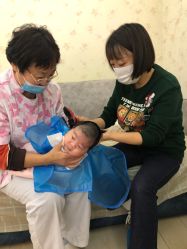点击看大图 -慧婴轩婴儿理胎发胎毛笔胎毛画手足印(通州店)