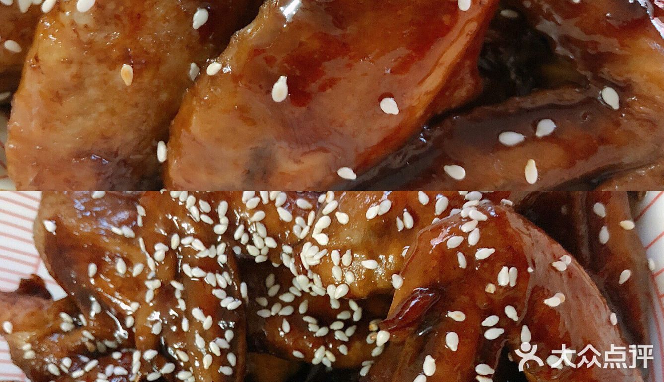 色香味俱全的鸡翅，吃在嘴里，甜在心里