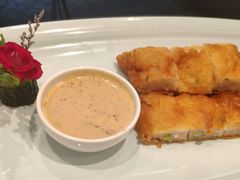 脆皮虾仁小棠菜-新南华大酒店(广中店)