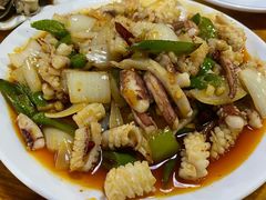 尖椒鱿鱼-温州一家人美食(西木头市店)