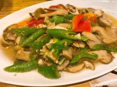 炒野山菌-四姑娘山阿巴郎·藏式花园餐厅