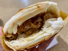 烧饼夹肥肠-孟记传统大刀面(星源商城店)