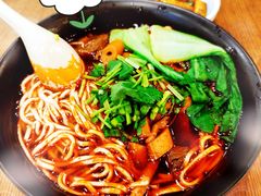 香辣牛肉笋烧面-李先生牛肉面大王(上海站南广场店)