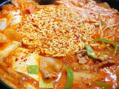 泡菜芝士年糕拉面土豪锅-京玉菲饭店(李村店)