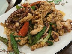 爆炒鱿鱼-盈田盈粥庄(博山东路店)