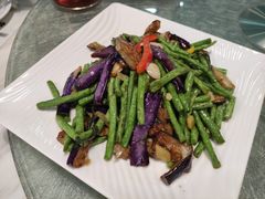 紫苏茄子炒豆角-點無缺茶楼·海鲜酒家(世博店)