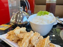 炸腐竹-潮汕美牛肉丸火锅店(天宁寺店)