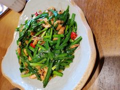 韭菜炒小河虾-烧肉馆(古北水镇景区店)