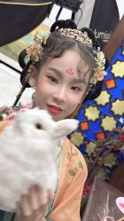 -后宫·古装汉服京剧儿童亲子全家福摄影