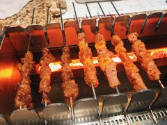 现穿羊肉串-丰茂烤串(六里桥店)