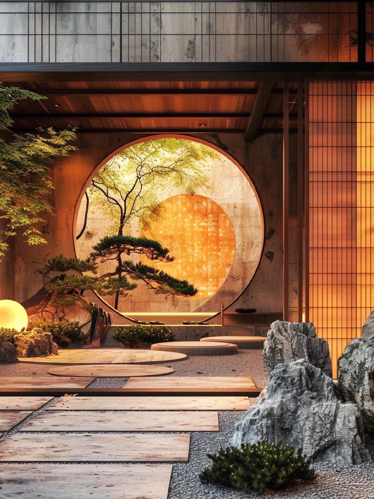 庭院设计 #中式庭院 #庭院景墙 #庭院景观 #别墅设计 #禅意庭院设计
