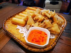 炸牛奶拼炸云吞-阿多私房菜(顺德店)