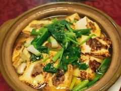 客家煎酿豆腐煲-幽优农庄·森波拉特色本地农家菜
