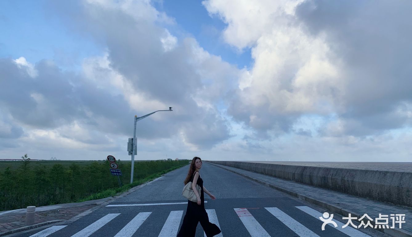在上海拍海边照片