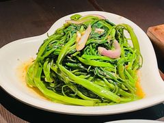 马拉盏炒通菜-大头虾越式风味餐厅(光明广场店)