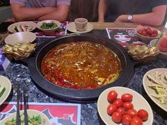 牛油红锅汤底-蜀大侠火锅(森兰花园城店)