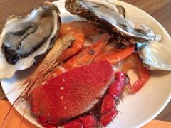生蚝、虾、螃蟹、-万德诺富特酒店·自助餐厅(万德大厦店)