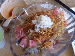 蟹粉水果沙拉-院落创意菜