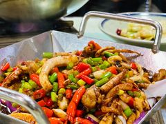铁板鱿鱼须-昱龙大盆牛蛙馆(三兴街总店)