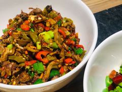 酸辣椒炒鸡杂-建辉湖南土菜馆(南大街店)