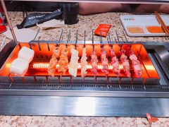 现穿羊肉串-丰茂烤串(六里桥店)