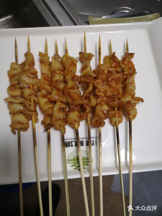 小高排骨串店烤鸡皮图片 - 第1张