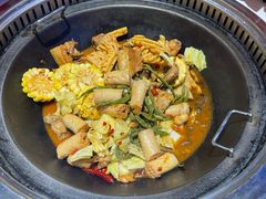 铁锅炖鸡＋排骨-东北铁锅宴(云龙华府店)