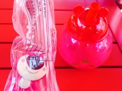 大熊吊坠吸管-Lotso Lunch Box 草莓熊餐盒