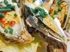 刺身生蚝-路边摊小炉子烧烤